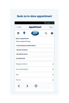 Boots android App screenshot 0