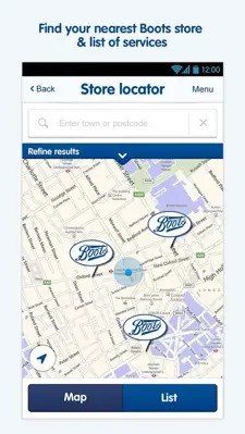 Boots android App screenshot 1